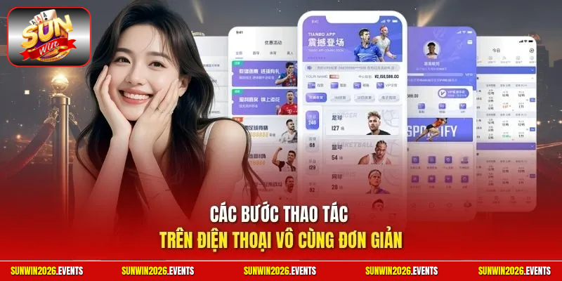 Các bước thao tác trên điện thoại vô cùng đơn giản